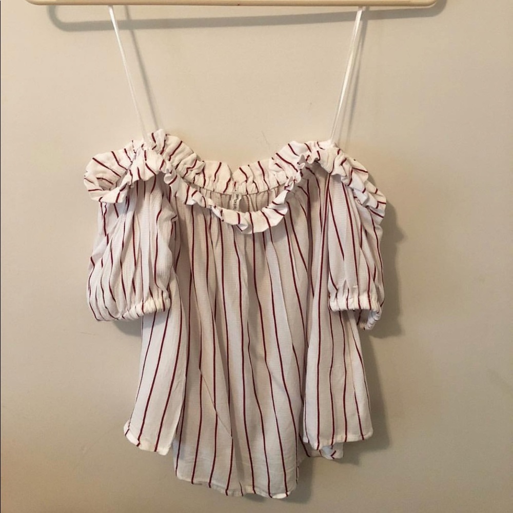 BERSHKA off the shoulder top